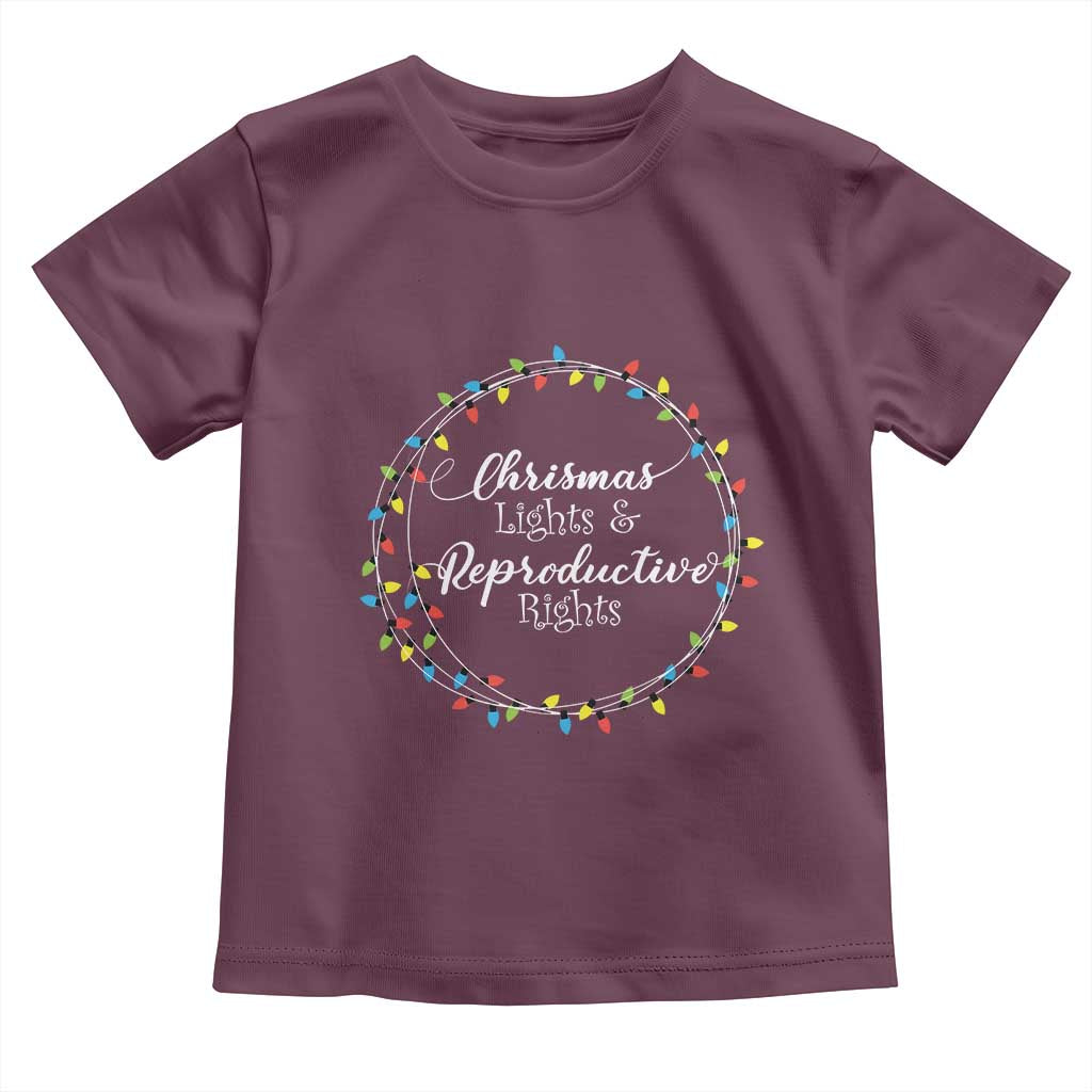 Funny Christmas Lights And Reproductive Rights Toddler T Shirt Led Light