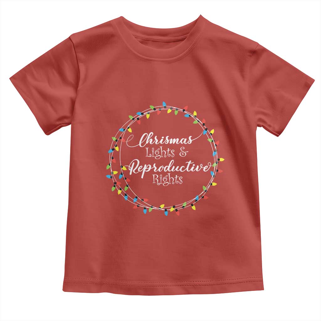 Funny Christmas Lights And Reproductive Rights Toddler T Shirt Led Light