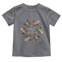 Scottish Celtic Christmas Nollaig Chridheil Toddler T Shirt Xmas Wreath
