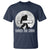 Funny Bigfoot Snowboarding T Shirt Shred The Gnar Moon Snowboard - Wonder Print Shop