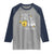 Funny 100th Day Of School Bee Raglan Shirt Oh Honey I Buzzed Through 100 Days Of School