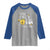 Funny 100th Day Of School Bee Raglan Shirt Oh Honey I Buzzed Through 100 Days Of School