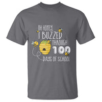 Funny 100th Day Of School Bee T Shirt Oh Honey I Buzzed Through 100 Days Of School