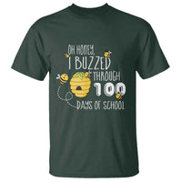 Funny 100th Day Of School Bee T Shirt Oh Honey I Buzzed Through 100 Days Of School
