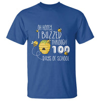 Funny 100th Day Of School Bee T Shirt Oh Honey I Buzzed Through 100 Days Of School