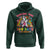 Funny Dabbing Thru 100 Days Of School Hoodie Dabbing Unicorn Rainbow