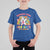 Funny Dabbing Thru 100 Days Of School T Shirt For Kid Dabbing Unicorn Rainbow