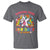 Funny Dabbing Thru 100 Days Of School T Shirt Dabbing Unicorn Rainbow