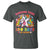Funny Dabbing Thru 100 Days Of School T Shirt Dabbing Unicorn Rainbow