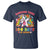 Funny Dabbing Thru 100 Days Of School T Shirt Dabbing Unicorn Rainbow