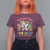 Funny Dabbing Thru 100 Days Of School T Shirt For Women Dabbing Unicorn Rainbow