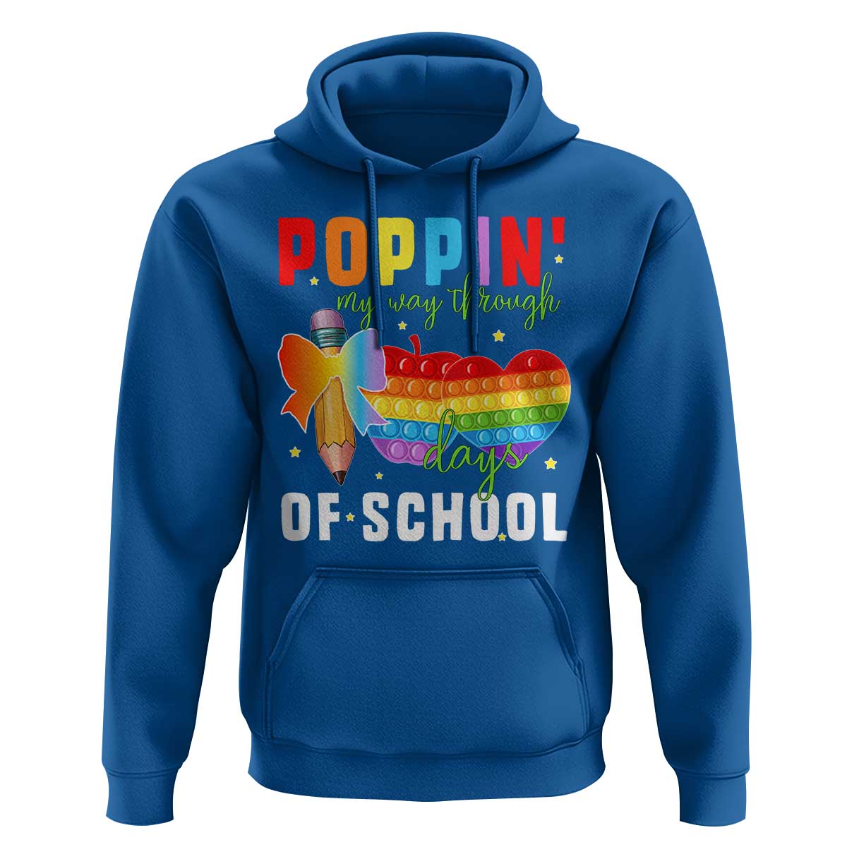 Funny Poppin' My Way Through 100 Day Hoodie