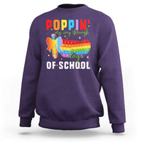 Funny Poppin' My Way Through 100 Day Sweatshirt