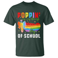 Funny Poppin' My Way Through 100 Day T Shirt