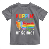 Funny Poppin' My Way Through 100 Day Toddler T Shirt