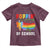 Funny Poppin' My Way Through 100 Day Toddler T Shirt