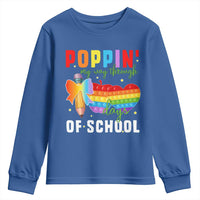 Funny Poppin' My Way Through 100 Day Youth Sweatshirt