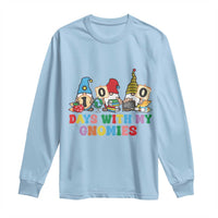 Funny 100 Days With My Gnomies Long Sleeve Shirt 100th Day of School