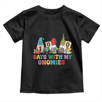 Funny 100 Days With My Gnomies Toddler T Shirt 100th Day of School