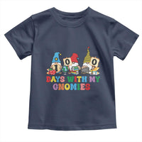 Funny 100 Days With My Gnomies Toddler T Shirt 100th Day of School