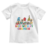 Funny 100 Days With My Gnomies Toddler T Shirt 100th Day of School