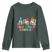 Funny 100 Days With My Gnomies Youth Sweatshirt 100th Day of School