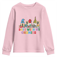 Funny 100 Days With My Gnomies Youth Sweatshirt 100th Day of School