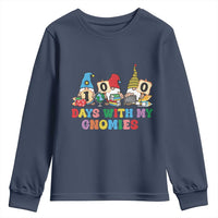 Funny 100 Days With My Gnomies Youth Sweatshirt 100th Day of School