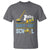 Funny 100TH Days Of School Construction T Shirt Vehicle Excavators
