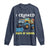 Funny I Crushed 100 Days Of School Long Sleeve Shirt Monster Truck 100th Day Of School