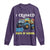 Funny I Crushed 100 Days Of School Long Sleeve Shirt Monster Truck 100th Day Of School