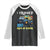 Funny I Crushed 100 Days Of School Raglan Shirt Monster Truck 100th Day Of School