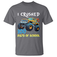 Funny I Crushed 100 Days Of School T Shirt Monster Truck 100th Day Of School