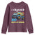 Funny I Crushed 100 Days Of School Youth Sweatshirt Monster Truck 100th Day Of School