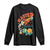 Funny Blasted My Way Through 100 Days Long Sleeve Shirt 100 Days Of School