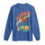 Funny Blasted My Way Through 100 Days Long Sleeve Shirt 100 Days Of School