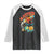 Funny Blasted My Way Through 100 Days Raglan Shirt 100 Days Of School