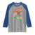 Funny Blasted My Way Through 100 Days Raglan Shirt 100 Days Of School