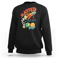 Funny Blasted My Way Through 100 Days Sweatshirt 100 Days Of School
