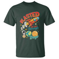 Funny Blasted My Way Through 100 Days T Shirt 100 Days Of School