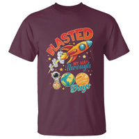 Funny Blasted My Way Through 100 Days T Shirt 100 Days Of School