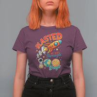 Funny Blasted My Way Through 100 Days T Shirt For Women 100 Days Of School