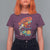 Funny Blasted My Way Through 100 Days T Shirt For Women 100 Days Of School