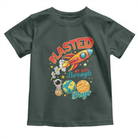 Funny Blasted My Way Through 100 Days Toddler T Shirt 100 Days Of School
