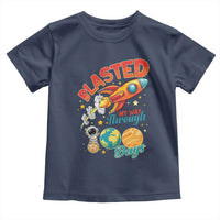 Funny Blasted My Way Through 100 Days Toddler T Shirt 100 Days Of School