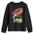 Funny Blasted My Way Through 100 Days Youth Sweatshirt 100 Days Of School