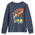 Funny Blasted My Way Through 100 Days Youth Sweatshirt 100 Days Of School