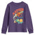 Funny Blasted My Way Through 100 Days Youth Sweatshirt 100 Days Of School