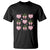 Funny Valentine's Day Weed Cannabis Marijuana Hearts Coquette T Shirt