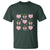 Funny Valentine's Day Weed Cannabis Marijuana Hearts Coquette T Shirt